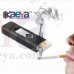 OkaeYa Electronic USB Windproof Rechargeable Cigarette Lighter (Black/White)